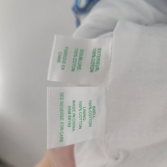 Lilly Pulitzer Aralyn Shell Eyelet Shift Blue Dress Size 2 - Picture 6 of 6